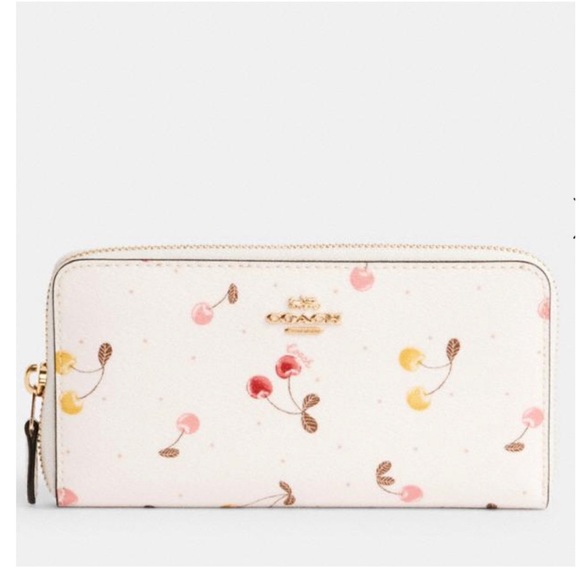 Coach Wallet Cherry Print - Picture 8 of 8